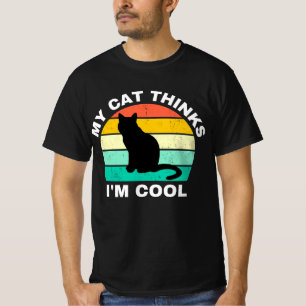 Mon chat pense que je suis un T-shirt Cool