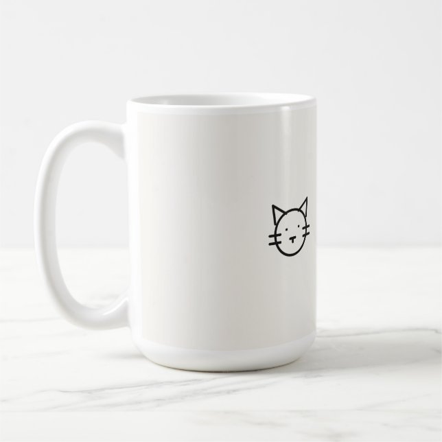 Mon chat pense que je travaille pour eux Mug Two T (Gauche)