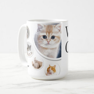 'Mon Cher Chat' Moderne | Café Mug |