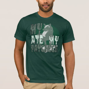 Mon cheval a mangé mon T-shirts de chèque de