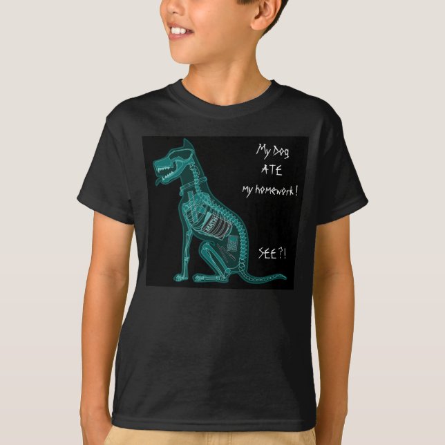 Mon chien A MANGÉ mon T-shirt de travail (Devant)