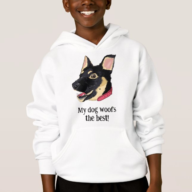 Mon chien aboie le mieux | Drôle de chiot Berger A (Devant)
