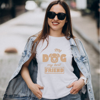 Mon chien est mon meilleur ami T-Shirt Unisexe