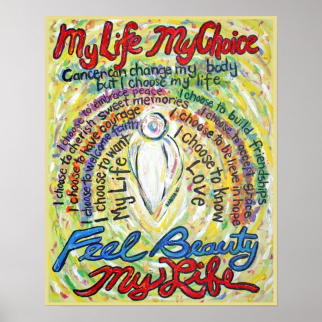 Mon choix Ma vie Affiche Imprimer (Devant)