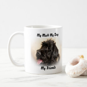 Mon clébard ma tasse mes amis.