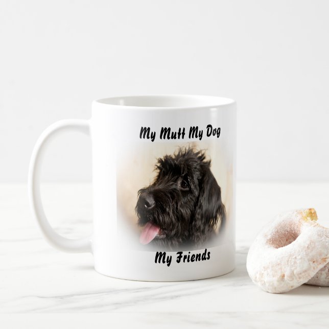 Mon clébard ma tasse mes amis. (Avec donut)