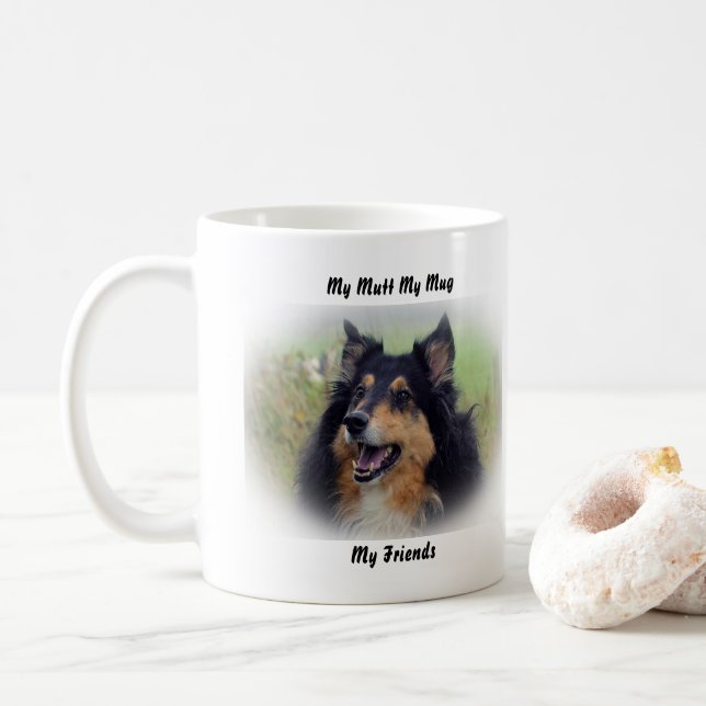 Mon clébard ma tasse mes amis. (Avec donut)
