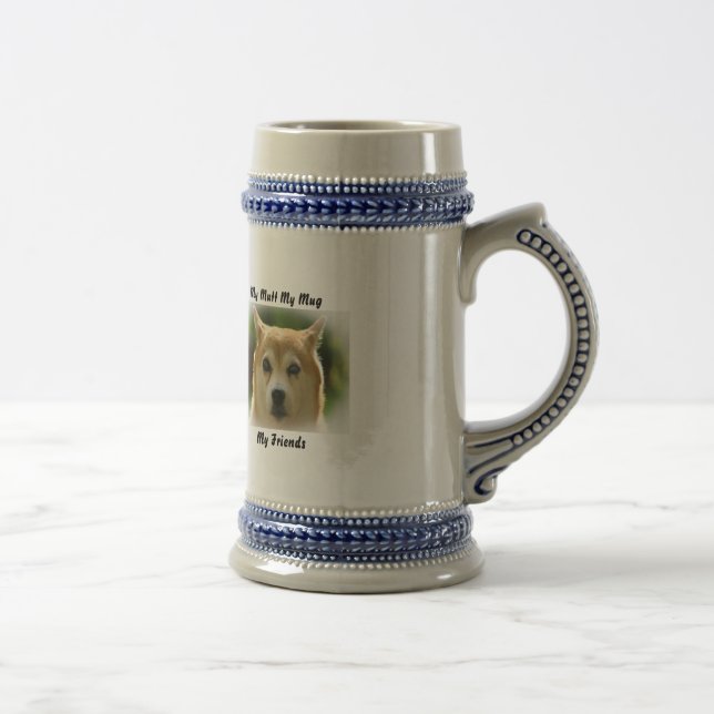 Mon clébard ma tasse mes amis. (Droite)