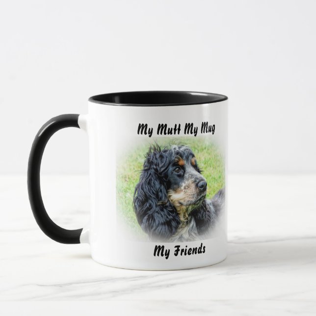 Mon clébard ma tasse mes amis. (Gauche)