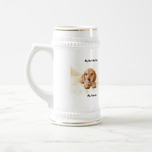 Mon clébard ma tasse mes amis.
