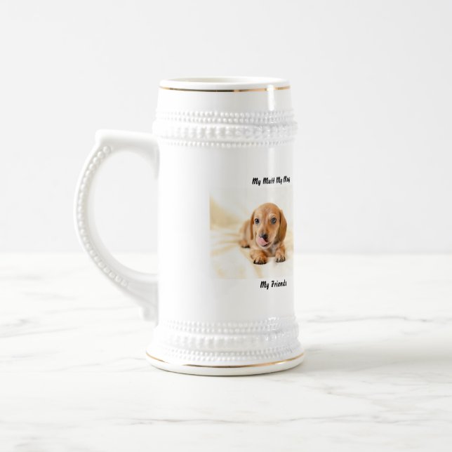 Mon clébard ma tasse mes amis. (Gauche)