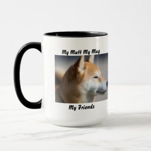 Mon clébard ma tasse mes amis.