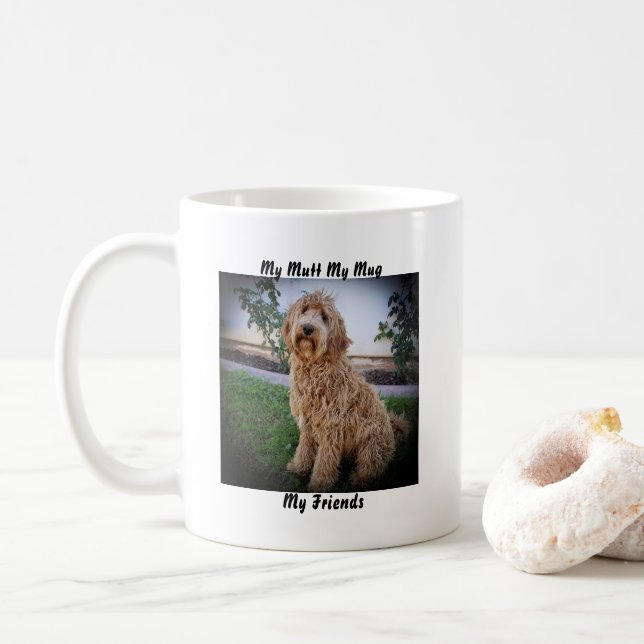 Mon clébard ma tasse mes amis. (Avec donut)