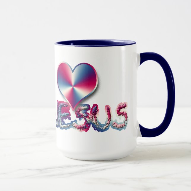 Mon Coeur Appartient À Jésus Mug (Droite)