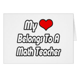 Mon Coeur Appartient À Un Enseignant Des Maths