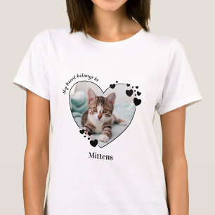 Mon Coeur Appartient À Un T-shirt Photo Pour Anima