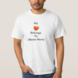 Mon coeur appartient à vous T-shirt