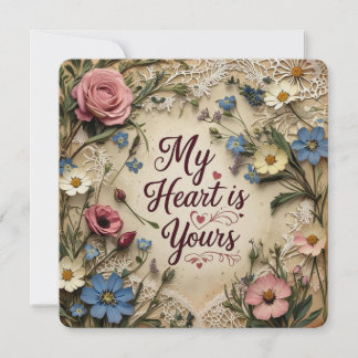 Mon coeur appartient aux cartes de la Saint-Valent