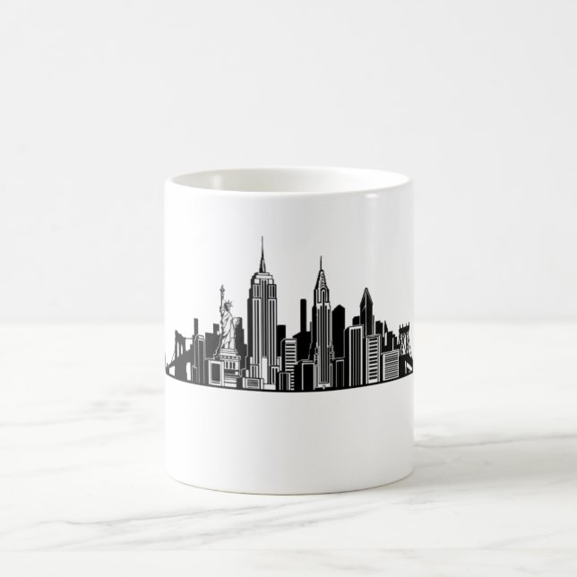 Mon Coeur bat pour New York Mug (Centre)