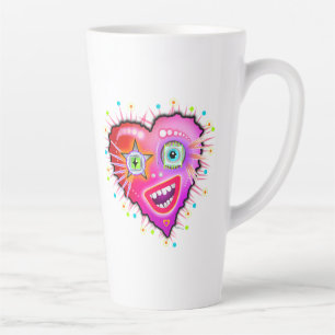 MON COEUR SE DÉCLENCHERA SUR Latte Mug