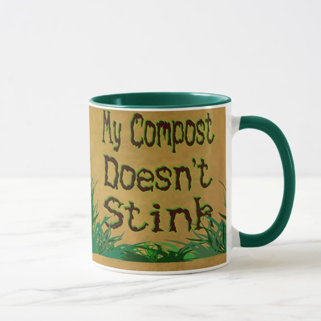 Mon Compost ne pue pas Funny Gardener Mug (Droite)