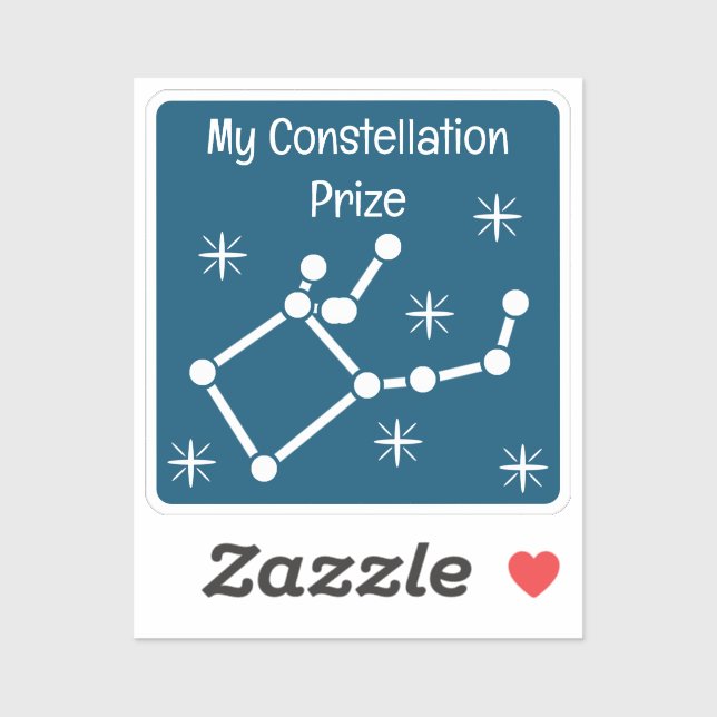 Mon Constellation Prix Vinyl Sticker Party Favoris (Feuille)