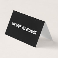 Mon corps, ma décision pancarte noire pour le droi