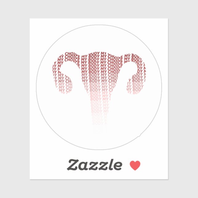 Mon corps Mon Sticker Choice (Feuille)