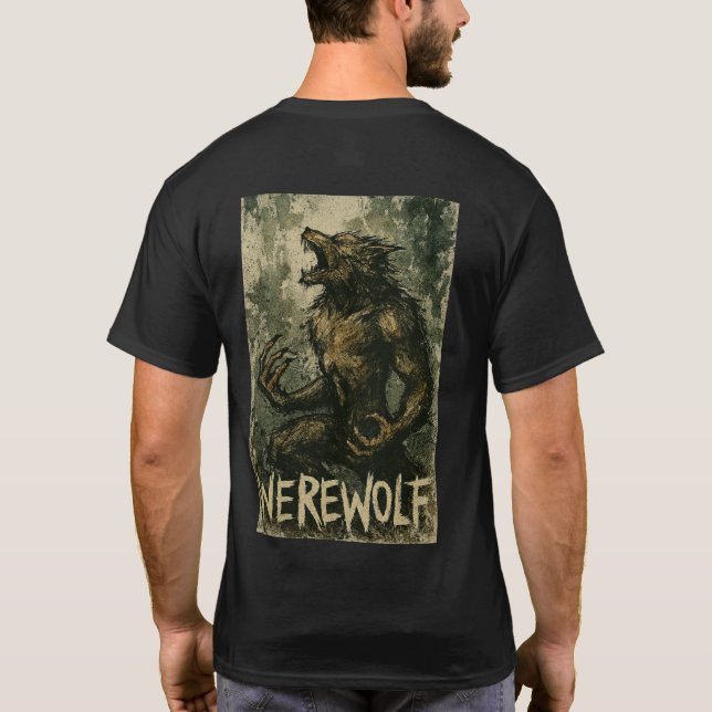 Mon costume humain | T-shirt Werewolf (Dos)
