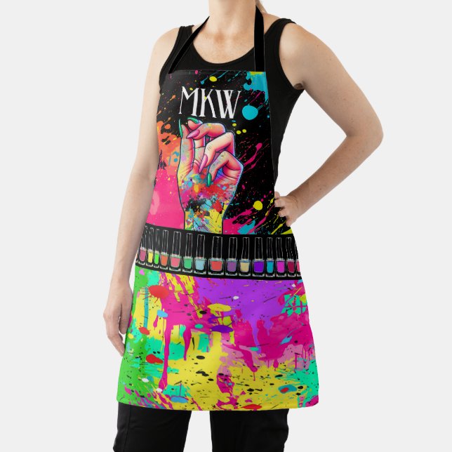 Mon dernier tablier de technicien de ongles de man (Insitu)