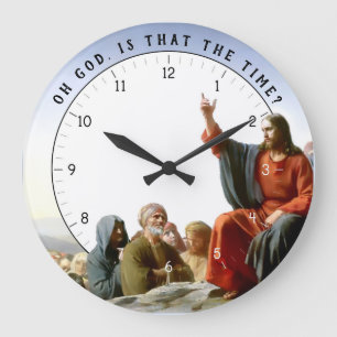 Mon Dieu, c'est le Temps ? Horloge de Jésus-Christ