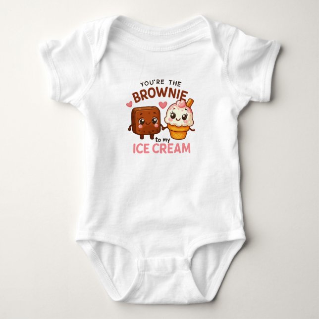 Mon Doux Bébé Brownie & Glace Body (Devant)