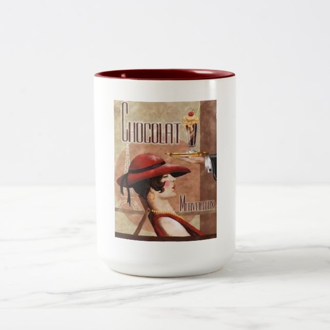 Mon élégante Mug au chocolat français (Centre)