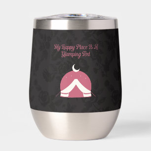 Mon Endroit Heureux Est Un Design De Tente De Glam