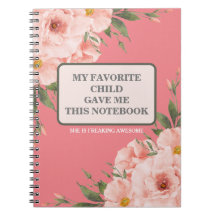 MON ENFANT PRÉFÉRÉ M'A DONNÉ CE CAHIER
