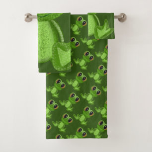 Mon ensemble de serviettes de bain ami grenouille