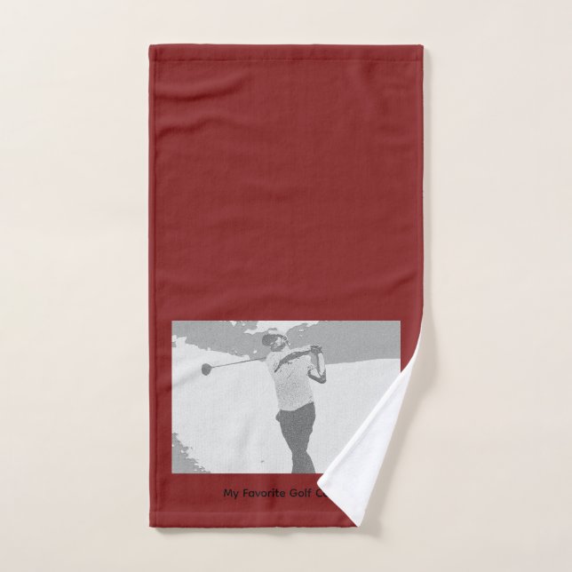 Mon entraîneur de golf préféré (Serviette à main)