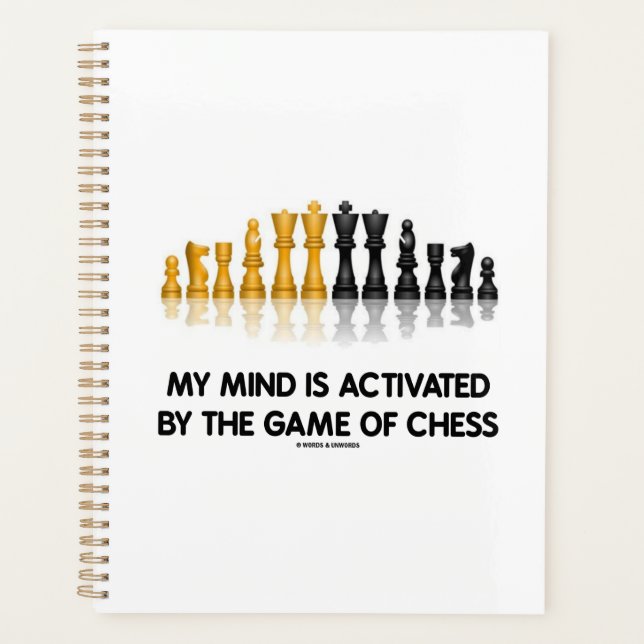 Mon Esprit Est Activé Par Le Jeu D'Échecs (Devant)