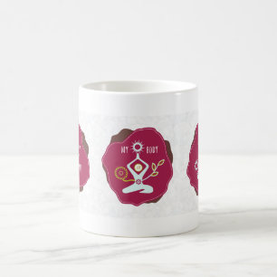 Mon esprit, mon corps, ma tasse de café blanc