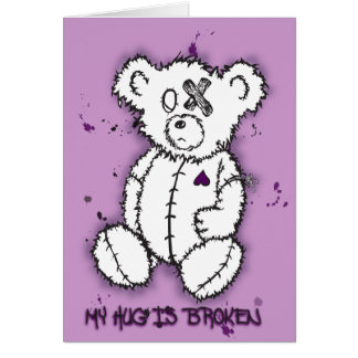 Mon étreinte est carte cassée