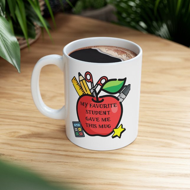 Mon Étudiant Favori M'A Donné Ce Cadeau De Mug Ens (Créateur téléchargé)