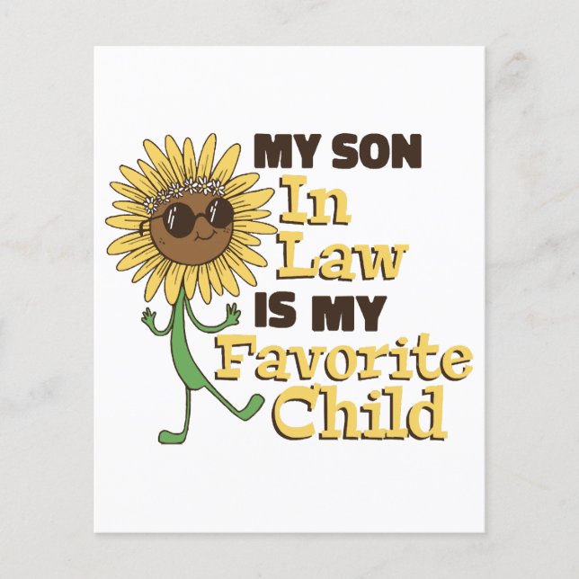 Mon Fils En Droit Est Ma Famille D'Enfants Préféré (Devant)