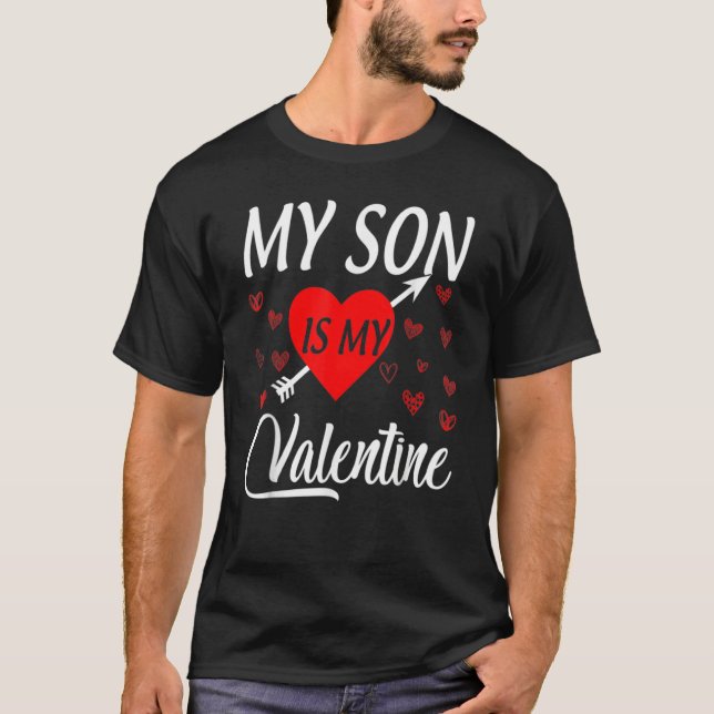 Mon fils est mon T-shirt de la Saint-Valentin Mama (Devant)