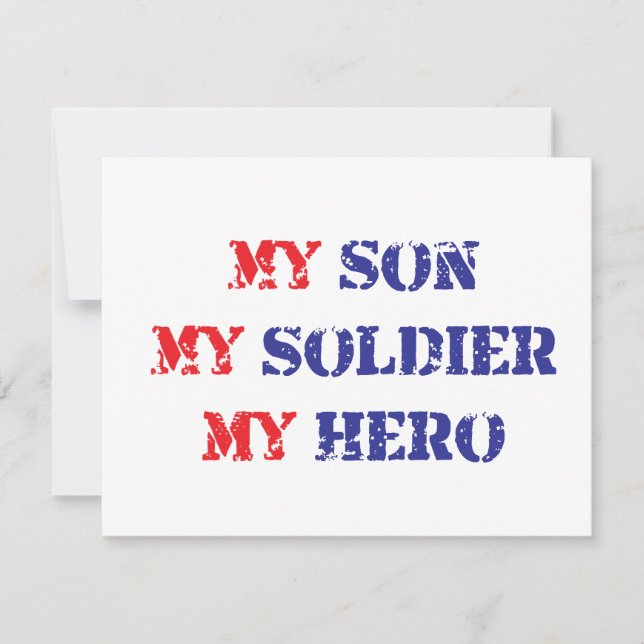 Mon fils, mon soldat, mon héros (Devant)