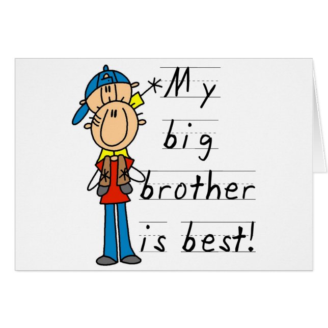 Mon frère est les meilleurs T-shirts et cadeaux (Devant horizontal)