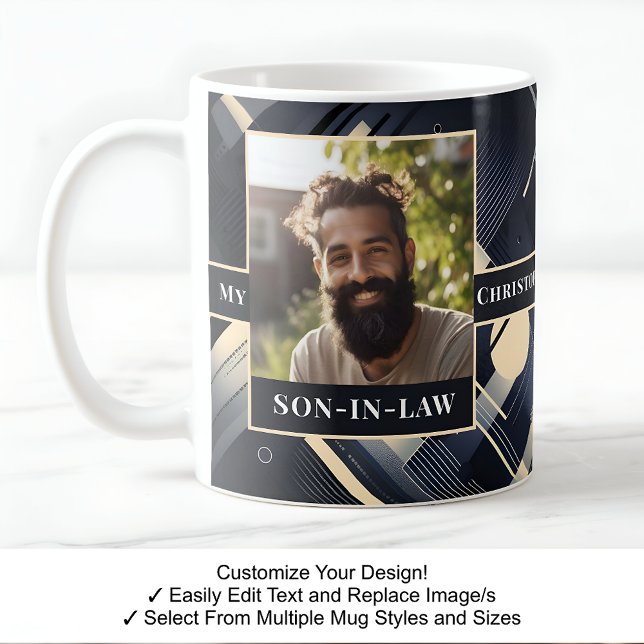 Mon gendre est ma photo de l'enfant préféré Mug 01 (Créateur téléchargé)