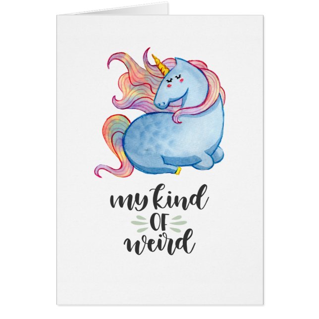 Mon genre de licorne Bleue bizarre (Devant)