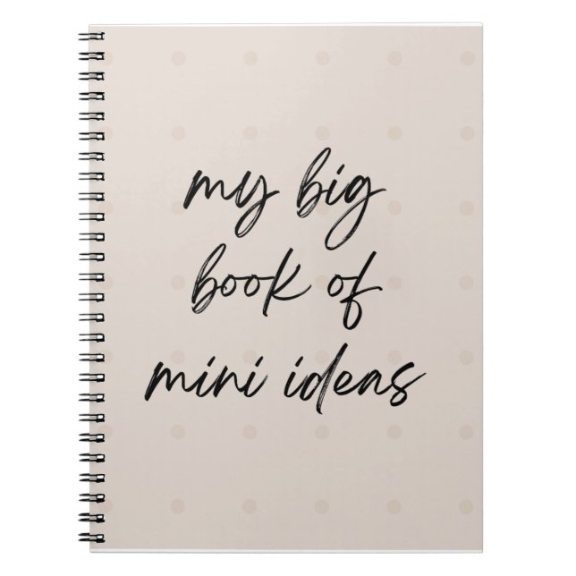 "Mon grand livre de mini-ides" (Devant)