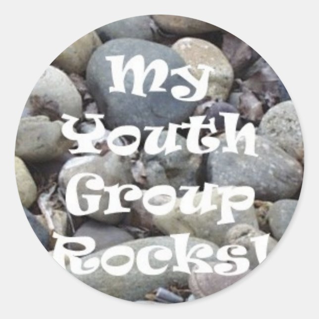 Mon groupe de jeunes Rocks Stickers (Devant)