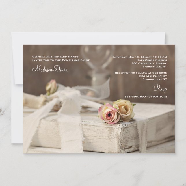 Mon invitation à la Sainte Bible (Devant)